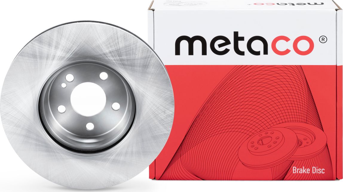 Диск тормозной передний вентилируемый (Metaco). Артикул 3050484