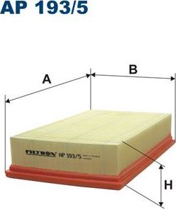Воздушный фильтр Filtron. Артикул AP 193/5