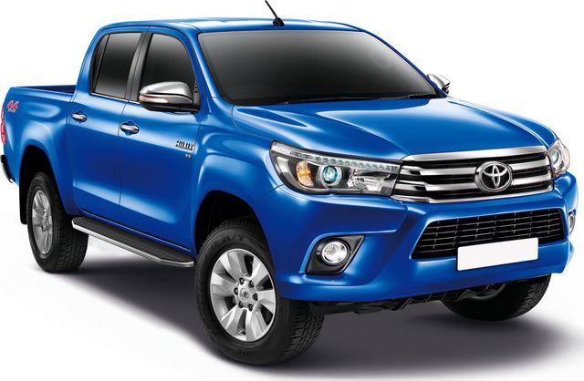 Пороги алюминиевые Rival Premium для Toyota Hilux VIII 2015-2020. Артикул A193ALP.5708.1