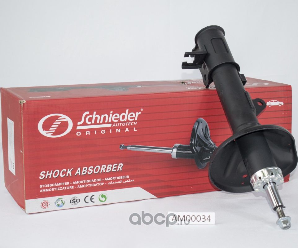 АМОРТИЗАТОР ЗАДНИЙ ЛЕВЫЙ KIA CERATO 04-09 (Schnieder). Артикул AM00034