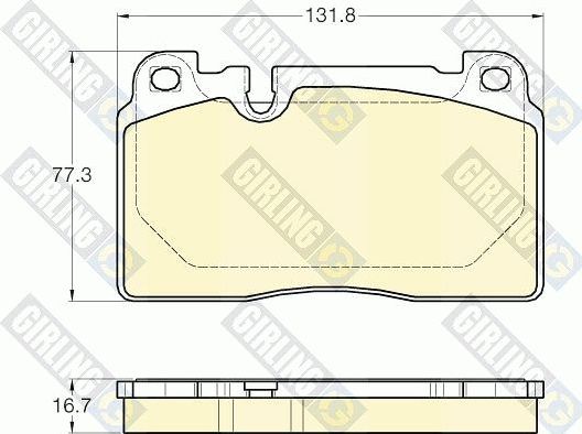Тормозные колодки Girling. Артикул 6119743