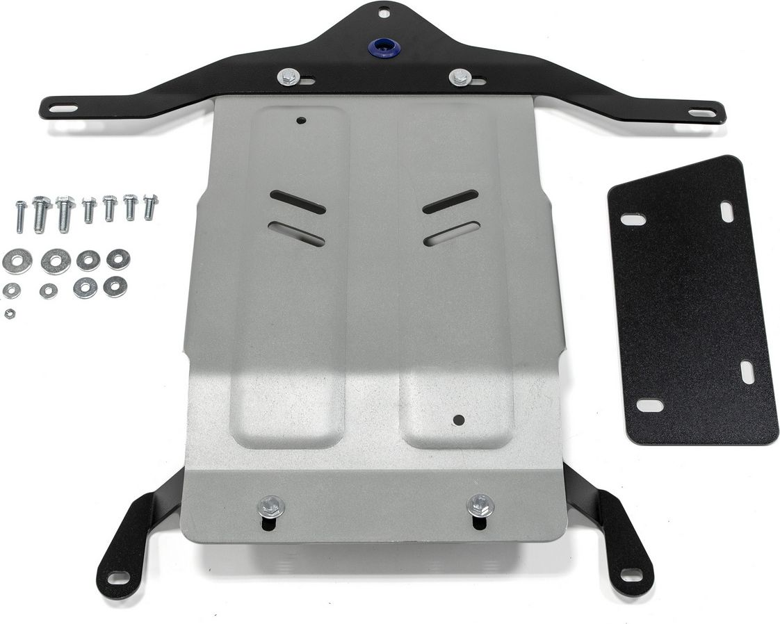 Защита алюминиевая Rival для КПП Infiniti QX50 I 2013-2018. Артикул 333.2416.1