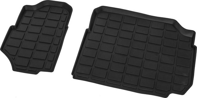 Коврики Rival для салона литьевые (3-й ряд) Skoda Kodiaq (7 мест) 2017-2026. Артикул 65105002