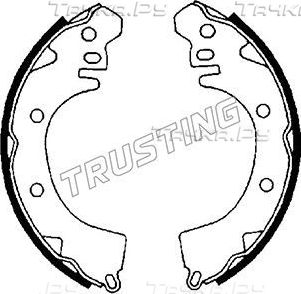 Тормозные колодки Trusting задние для Mitsubishi Cordia 1982-1986. Артикул 064.155