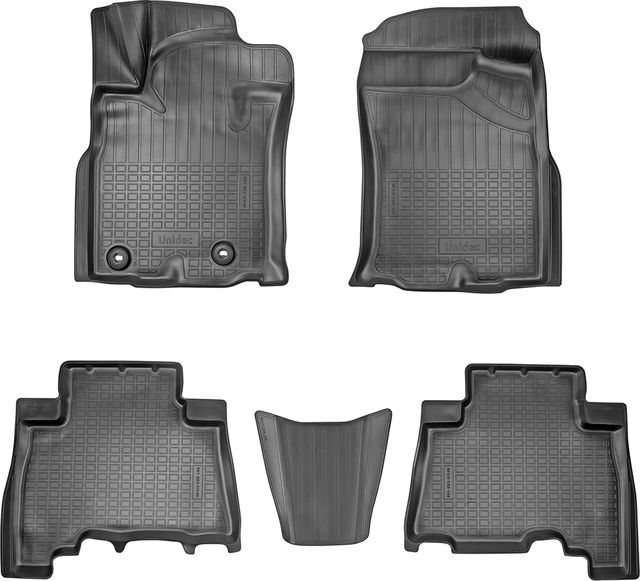 Коврики 3D Норпласт для салона Toyota Land Cruiser Prado 150 5-мест рестайлинг 2013-2017. Артикул NPA11-C88-488