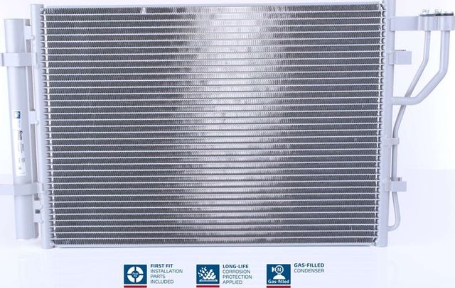 Радиатор кондиционера (конденсатор) Nissens (алюминий) для Kia Venga I 2010-2018. Артикул 940251