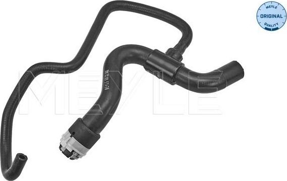 Патрубок радиатора (системы охлаждения) Meyle (EPDM (Этилен-пропиленовый каучук)). Артикул 619 222 0002