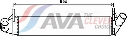 Интеркулер AVA для Dacia Sandero I 2008-2012. Артикул DAA4006