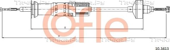 Трос сцепления Cofle для Volkswagen Golf IV 1998-2002. Артикул 92.10.3413