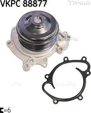 Помпа (водяной насос) SKF. Артикул VKPC 88877