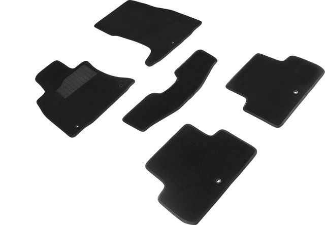 Коврики текстильные Seintex на нескользящей основе для салона Hyundai Genesis II G70 2014-2017. Артикул 89602