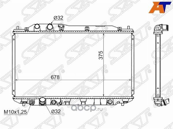 Радиатор HONDA CIVIC 4D 05- (SAT). Артикул HD0001-FD