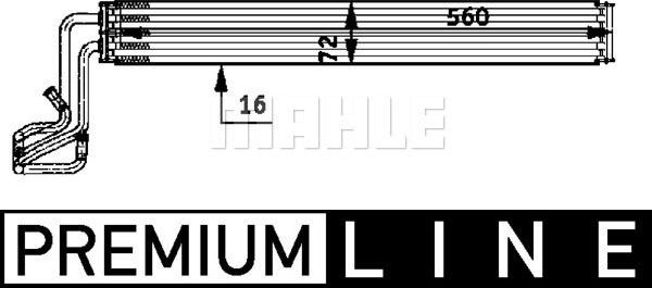 Радиатор масляный (маслоохладитель) для гидроусилителя руля Mahle Premium для Audi Q7 I (4L) 2006-2015. Артикул CLC 51 000P