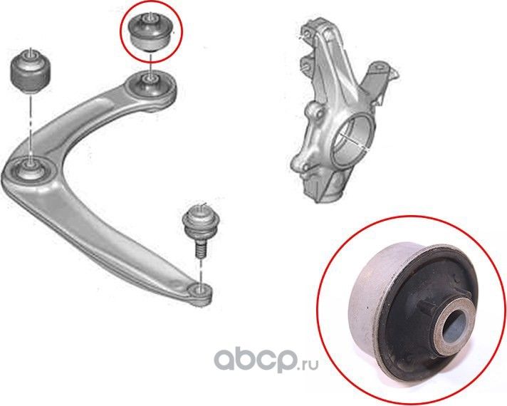 CAЙЛEHTБЛOKПEPEДHEГOPЫЧAГAЗAДHИЙPEUGEOT30701083080 (SAT). Артикул ST352392