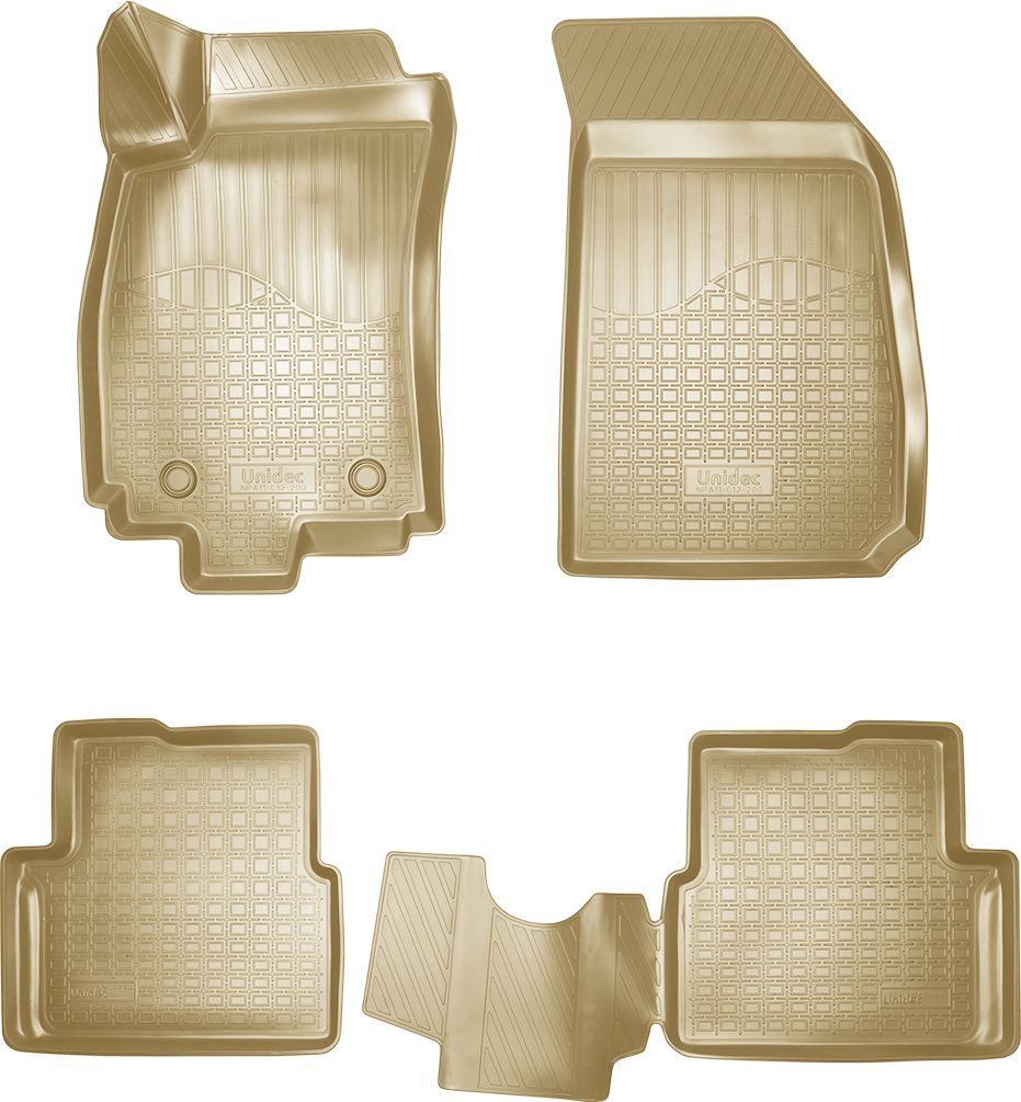 Коврики 3D Норпласт для салона Ravon R4 2016-2026 Бежевый. Артикул NPA11-C12-200-B