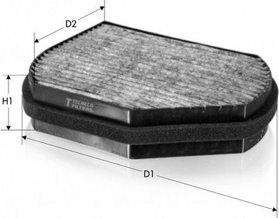 Салонный фильтр Tecneco Filters. Артикул CK5842C