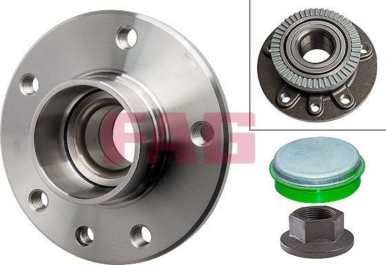 Ступица колеса с интегрированным подшипником Fag передняя для Opel Senator B 1987-1993. Артикул 713 6445 40