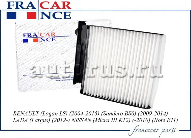 Фильтр салонный (Francecar). Артикул FCR210486