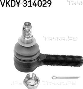 Наконечник рулевой тяги SKF левый для Ford Transit IV 1985-1992. Артикул VKDY 314029