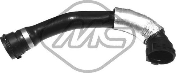 Патрубок радиатора (системы охлаждения) Metalcaucho. Артикул 09869