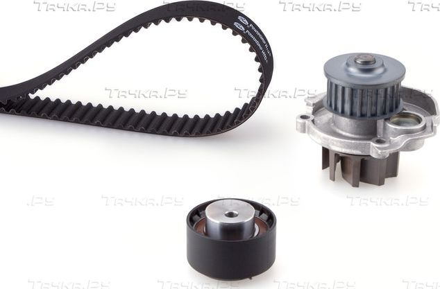 Помпа (водяной насос) с комплектом ремня ГРМ Gates PowerGrip® для Fiat Palio I 2001-2004. Артикул KP15503XS-2