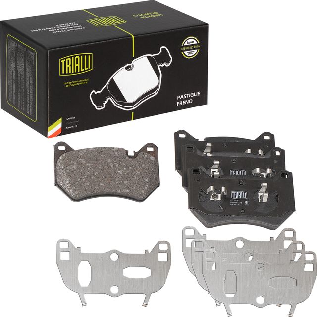 Тормозные колодки Trialli (Low-Metallic). Артикул PF 1006