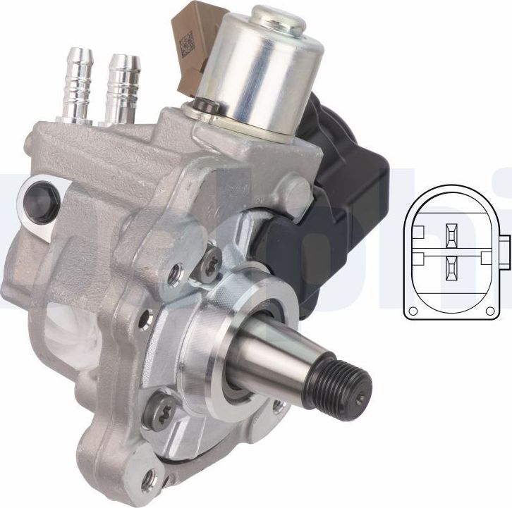 Топливный насос высокого давления (ТНВД) Delphi. Артикул 28535928-12B1