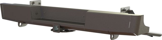 Бампер силовой STC задний для Isuzu D-MAX II 2012-2020 с квадратом под фаркоп. Артикул STC-ID-BR