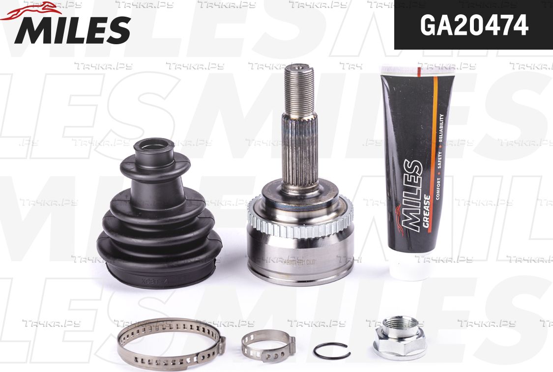 Шрус наружный (граната) Miles для Toyota Corolla E120, E130 2001-2008. Артикул GA20474