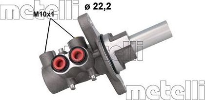 Тормозной цилиндр главный Metelli (алюминий). Артикул 05-1166