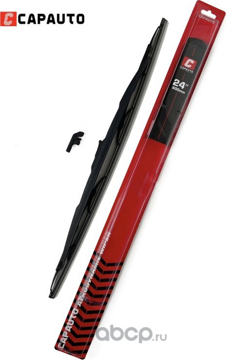 ЩЕТКА СТЕКЛООЧИСТИТЕЛЯ 600MM КАРКАСНАЯ СО СПОЙЛЕРО (Capauto). Артикул SPOILER24