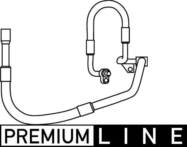 Трубопровод кондиционера (высокое/низкое давление) Mahle Premium. Артикул AP 82 000P