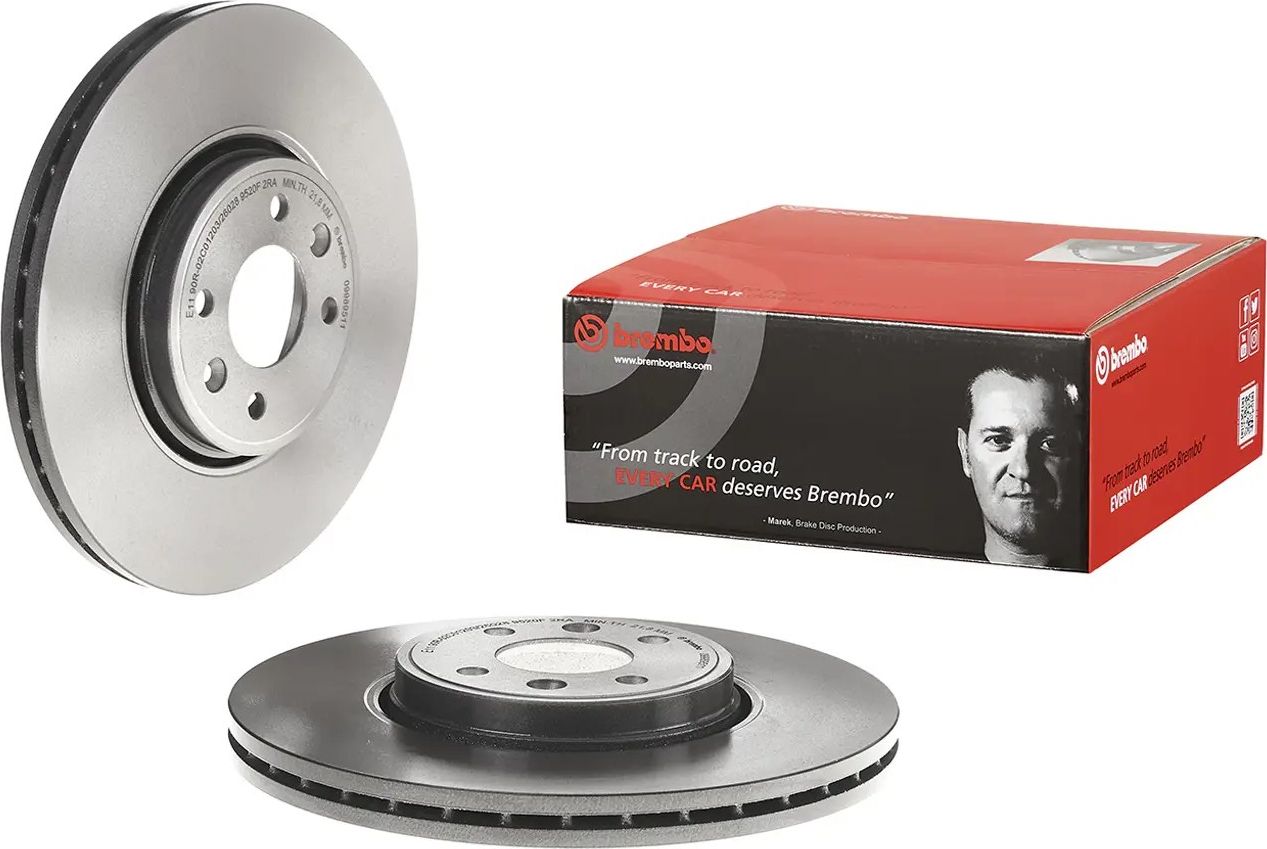 Тормозной диск Brembo PRIME LINE - UV Coated. Артикул 09.9895.11