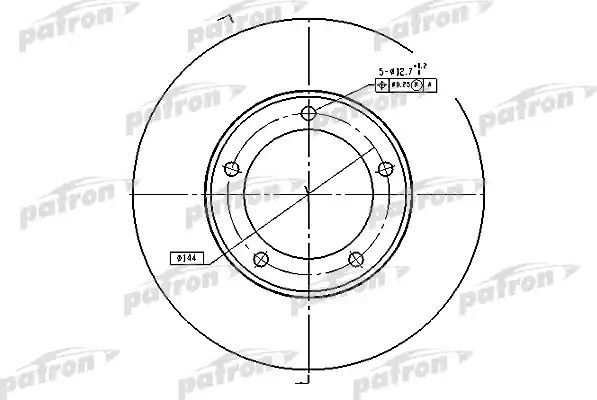 Тормозной диск Patron. Артикул PBD4506
