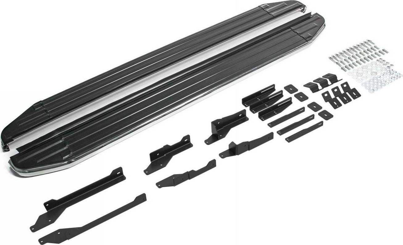 Пороги на автомобиль "Premium" Rival для Exeed TXL 2020-2026. Артикул A180ALP.0907.1