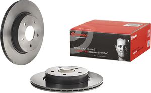Тормозной диск Brembo PRIME LINE - UV Coated задний для Nissan X-Trail T32 2013-2025. Артикул 09.C929.11