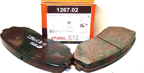 Тормозные колодки Remsa. Артикул 1267.02