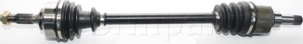 Полуось (привод в сборе, приводной вал) Formpart передняя левая для Citroen C3 I 2002-2009. Артикул 13380002/S