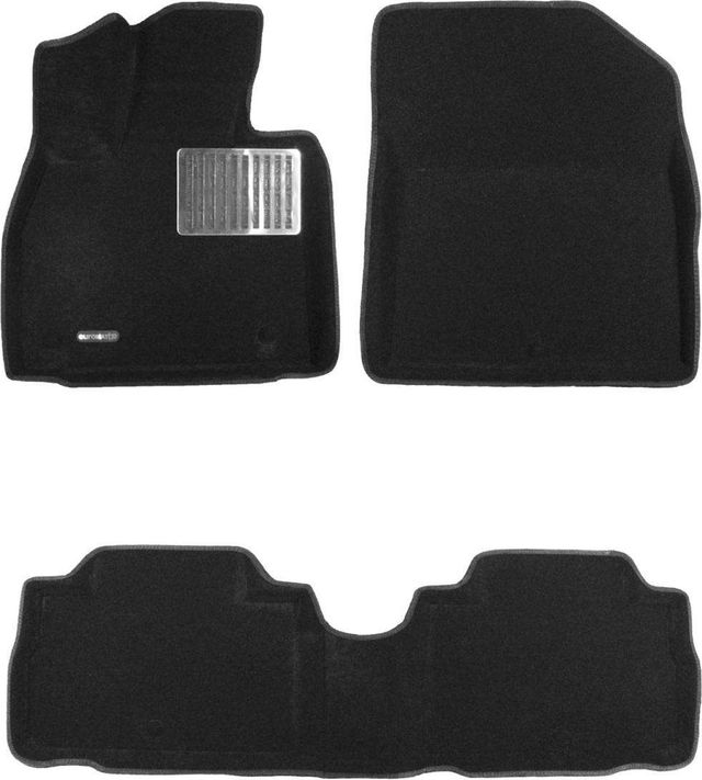 Коврики текстильные Euromat 3D Lux для салона Hyundai Palisade 2021-2026. Артикул EM3D-002713