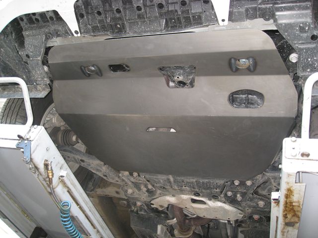 Защита Alfeco для картера и КПП Toyota Alphard 2008-2014. Артикул ALF.24.62