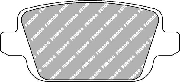 Тормозные колодки FERODO RACING DS2500 для Volvo S80 II 2006-2016. Артикул FCP1917H
