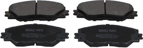 Тормозные колодки Kavo Parts. Артикул KBP-9026