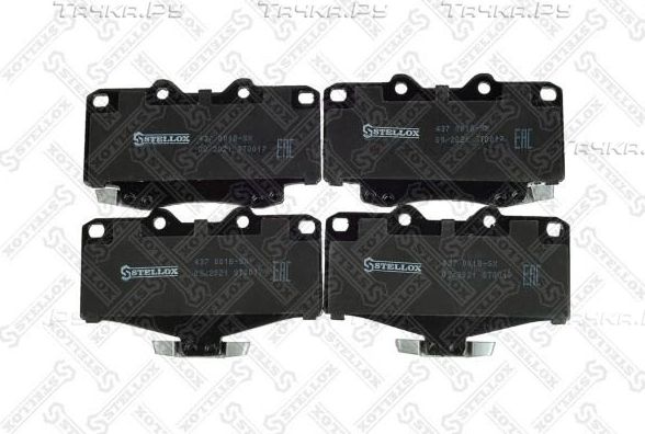 Тормозные колодки Stellox. Артикул 437 001B-SX