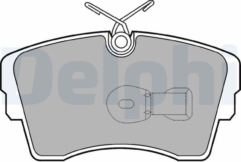 Тормозные колодки Delphi. Артикул LP603