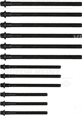 Комплект болтов ГБЦ Victor Reinz для BMW 1 I (E81/E82/E87/E88) 2004-2007. Артикул 14-32314-01