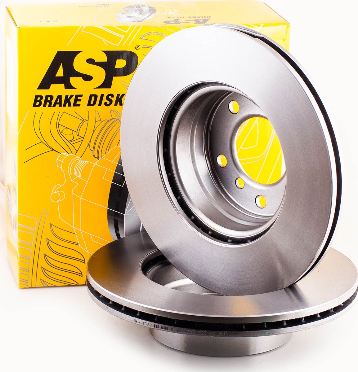 Диск тормозной BMW Е60/61 04-> передний вентилируемый D=310 (ASP). Артикул 030235