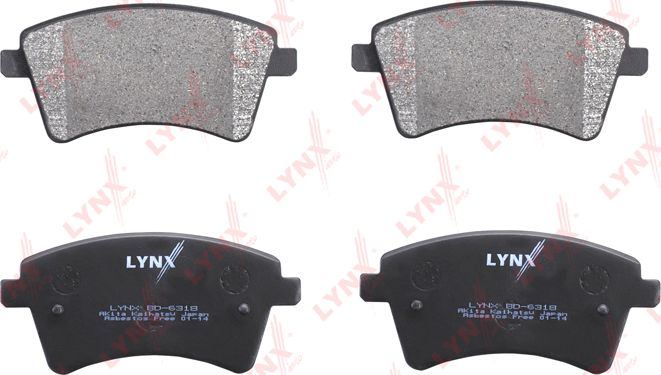 Тормозные колодки LYNXauto. Артикул BD-6318