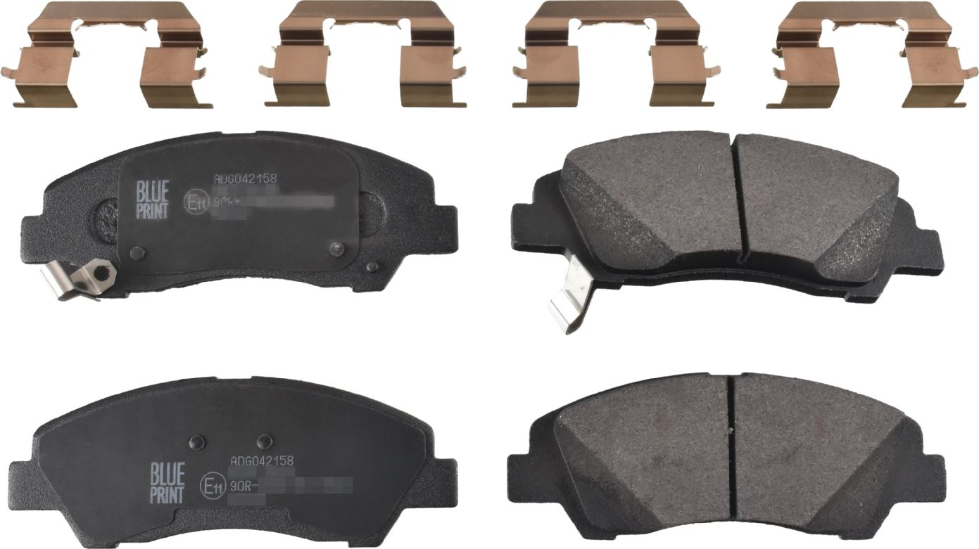 Тормозные колодки Blue Print. Артикул ADG042158
