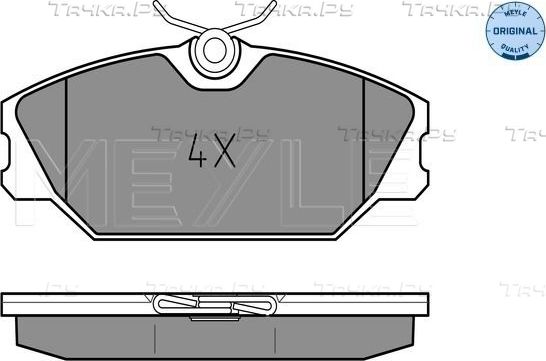 Тормозные колодки Meyle Original передние для Renault Scenic II 1999-2003. Артикул 025 231 7218