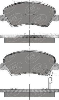 Тормозные колодки SCT-Germany передние для Hyundai i20 II 2014-2026. Артикул SP667